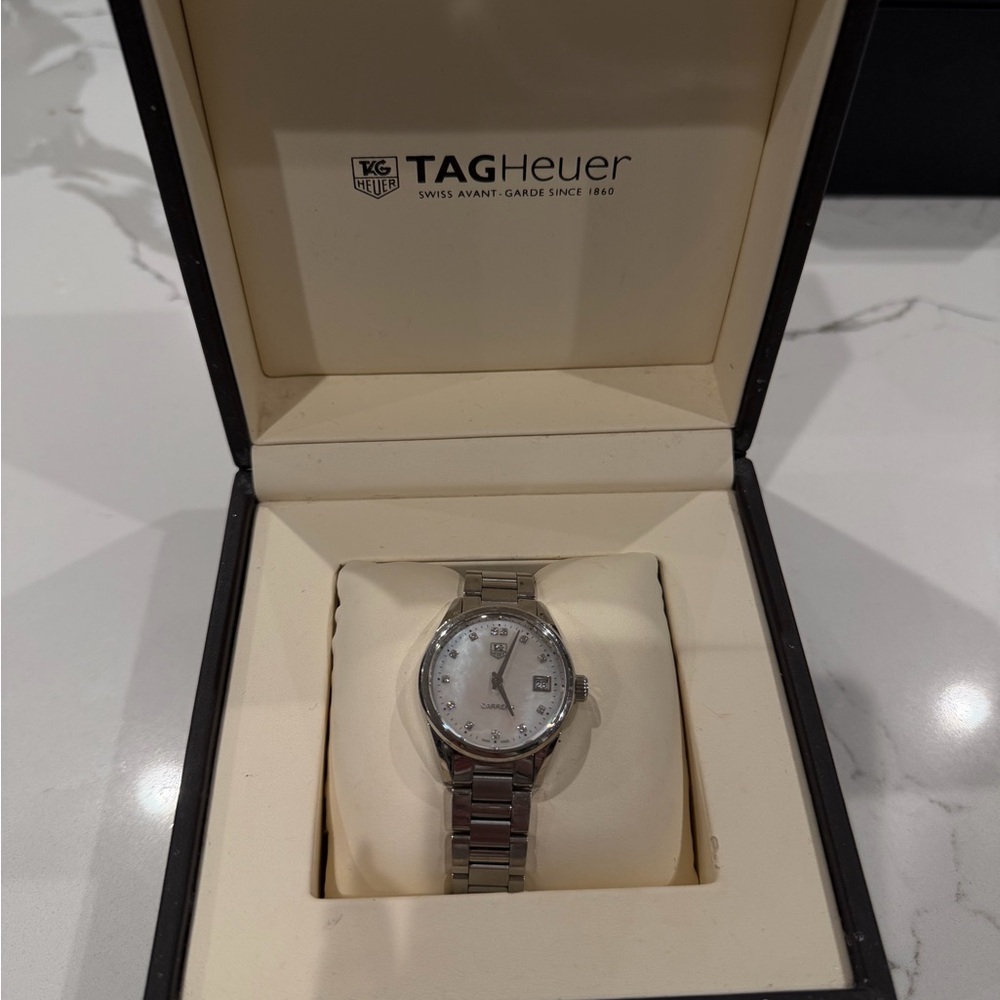 WOMENS TAG HEUER CARRERA QUARTZ WATCH - Picture 3 of 8